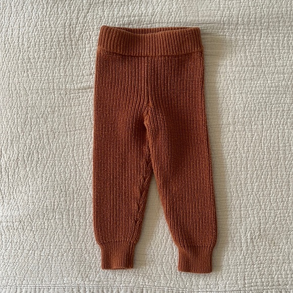 Goumi Other - Guomi Organic Cotton Knit Pants in Clay 12-18m